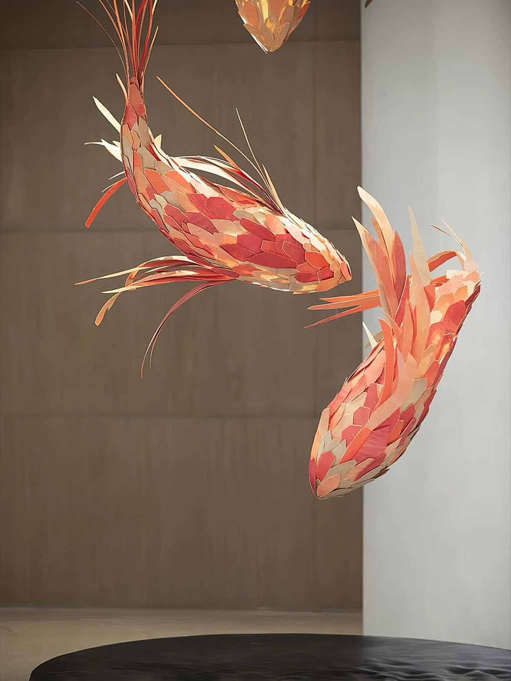 Vamararae Suspension Koi tourbillon cramoisi - Neutralighting