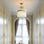 Xelra Lustre en Laiton & Cristal - Neutralighting