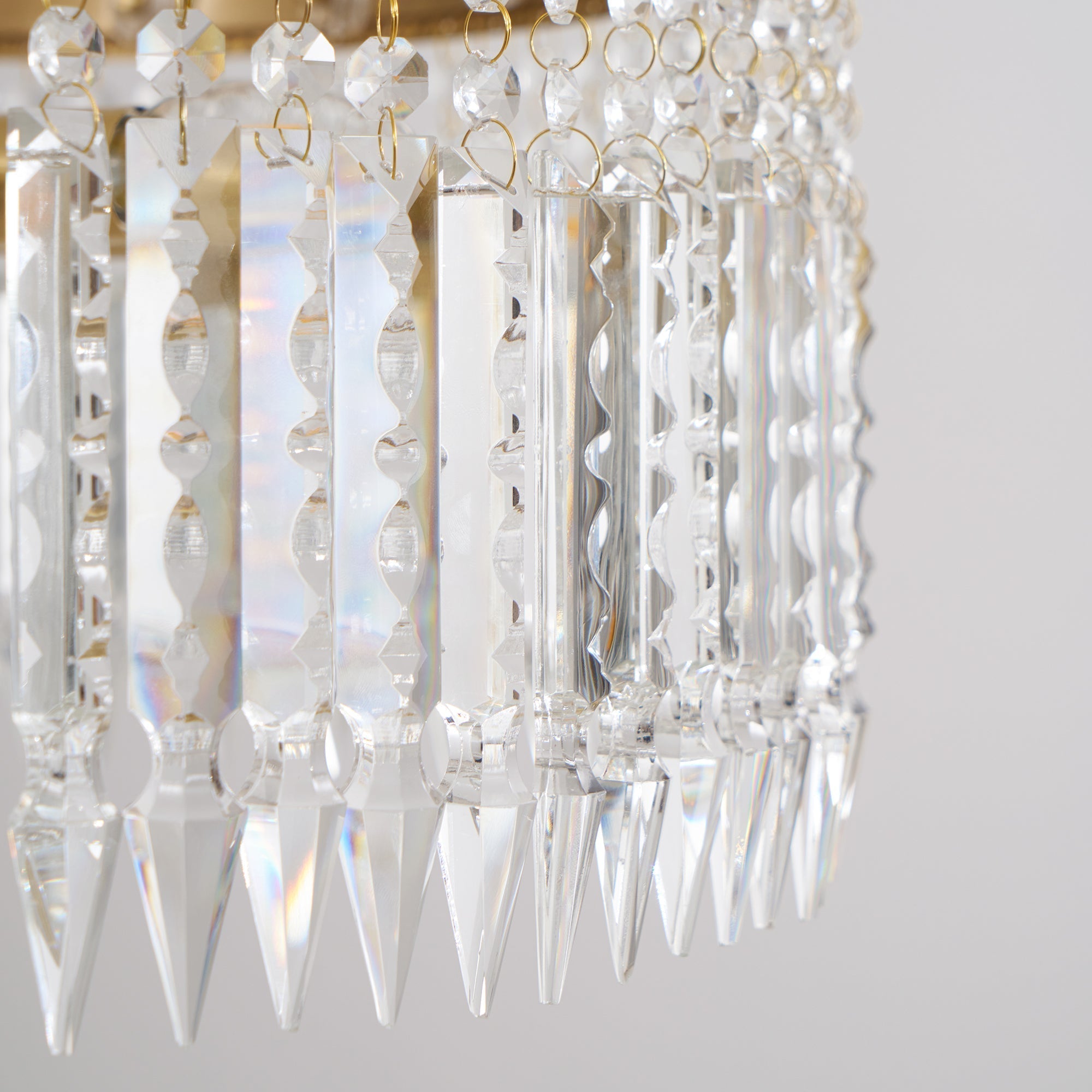 Xelra Lustre en Laiton & Cristal - Neutralighting