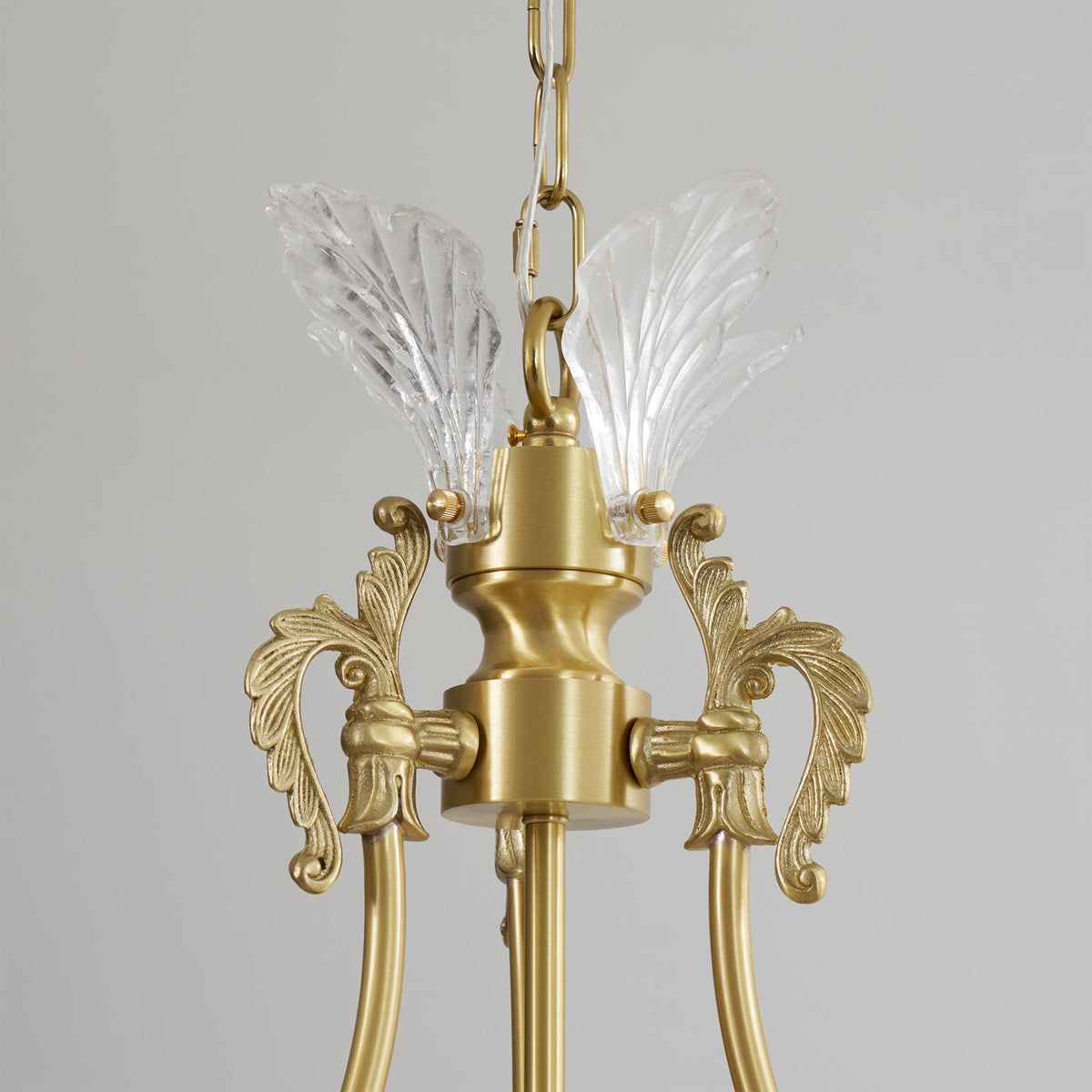 Crinoline Lustre En Cristal De Luxe Postmoderne En Laiton - Neutralighting