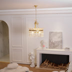 Xelra Lustre en Laiton & Cristal - Neutralighting