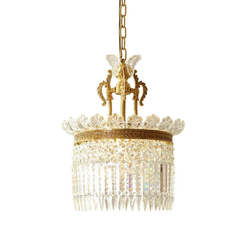 Crinoline Lustre En Cristal De Luxe Postmoderne En Laiton - Neutralighting