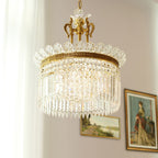 Xelra Lustre en Laiton & Cristal - Neutralighting