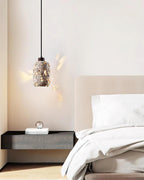 Eryno Lampe Suspension en Béton et Travertin - Neutralighting