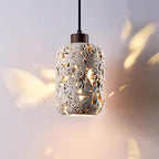 Eryno Lampe Suspension en Béton et Travertin - Neutralighting