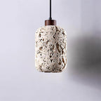 Eryno Lampe Suspension en Béton et Travertin - Neutralighting