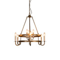 Woven Lustre Classique En Plastique En Forme De Roue De Chariot - Neutralighting