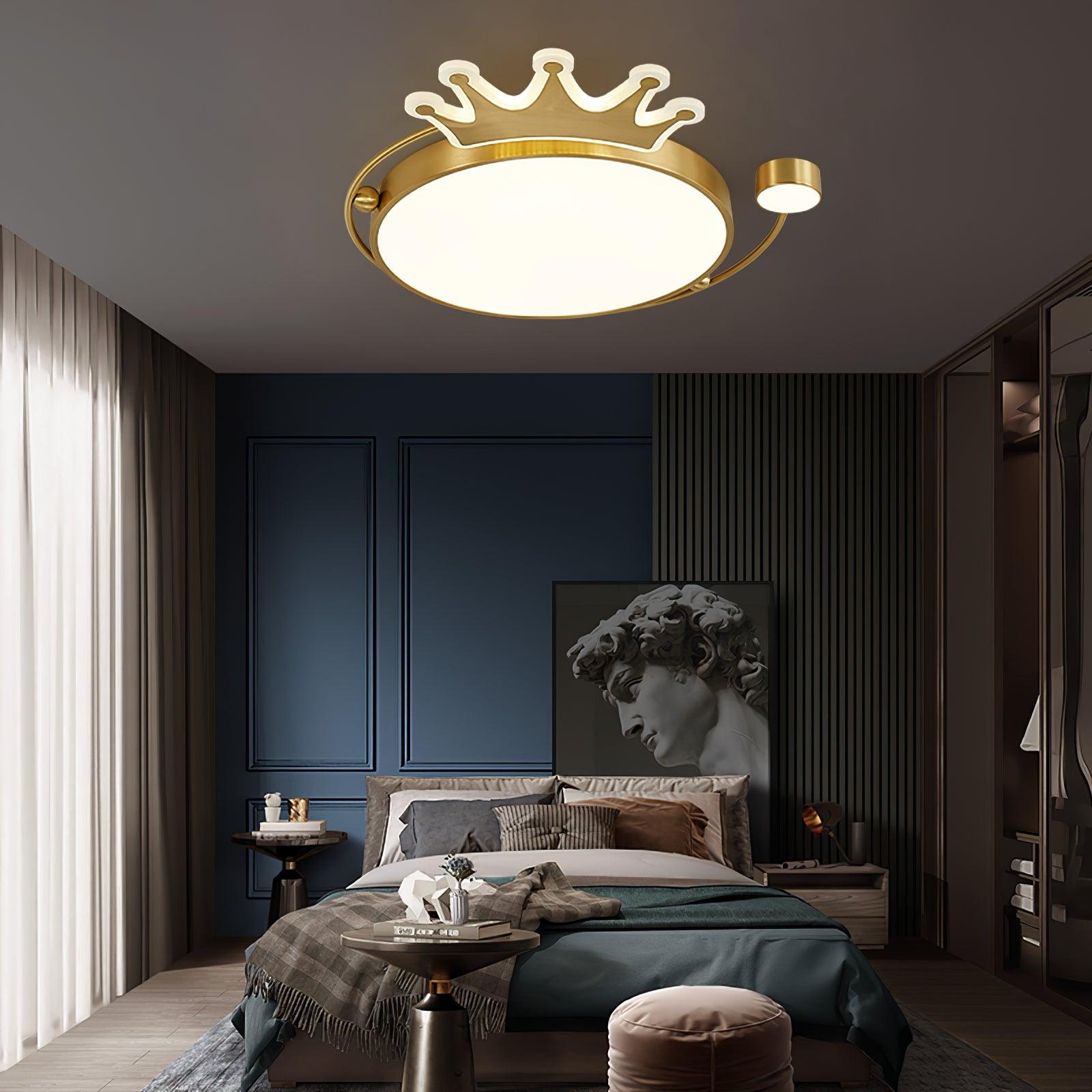 Aloror Lampe Plafonnier Classique Art Couronne - Neutralighting