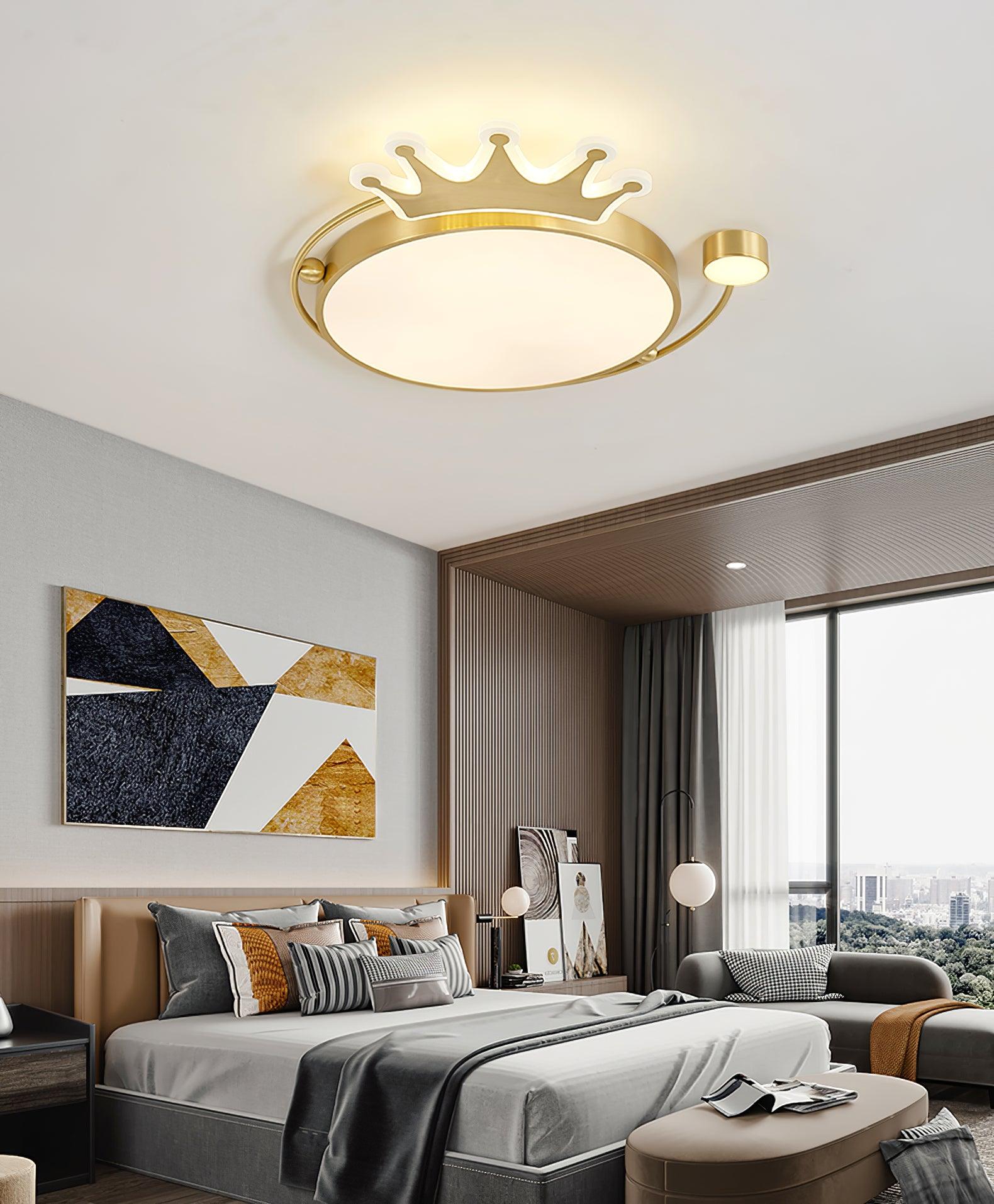 Aloror Lampe Plafonnier Classique Art Couronne - Neutralighting