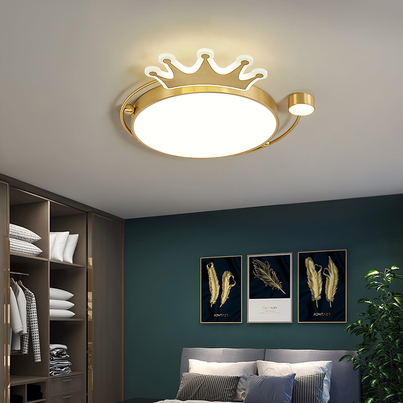 Aloror Lampe Plafonnier Classique Art Couronne - Neutralighting