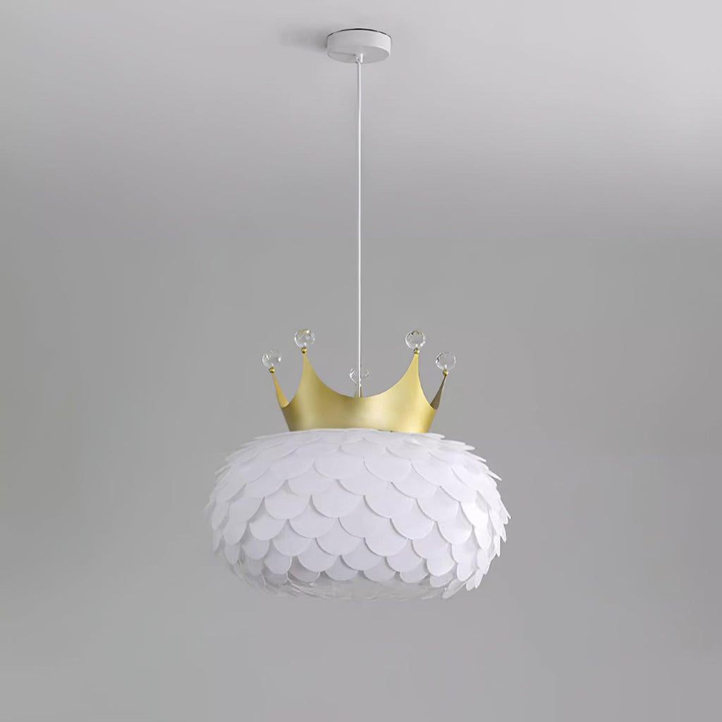 Crown Lampe Suspendue Cristal Coquille Glam - Neutralighting