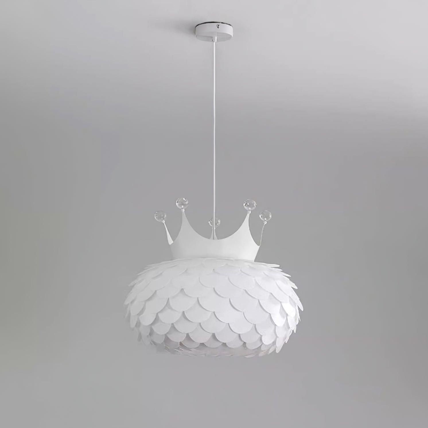 Crown Lampe Suspendue Cristal Coquille Glam - Neutralighting