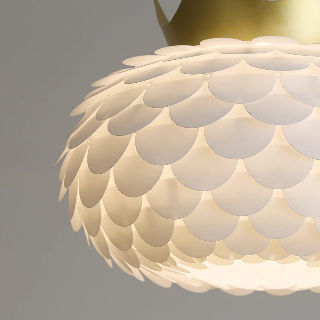 Crown Lampe Suspendue Cristal Coquille Glam - Neutralighting