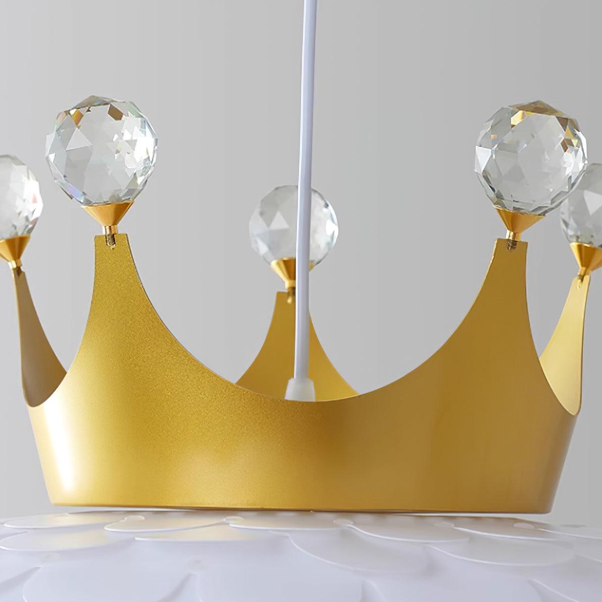 Crown Lampe Suspendue Cristal Coquille Glam - Neutralighting