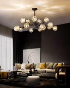 Kristy Lustre Boule de Cristal Laiton Élégance - Neutralighting
