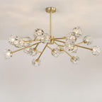 Lustra Suspension Lampe Boule en Cristal et Laiton en Grappe - Neutralighting