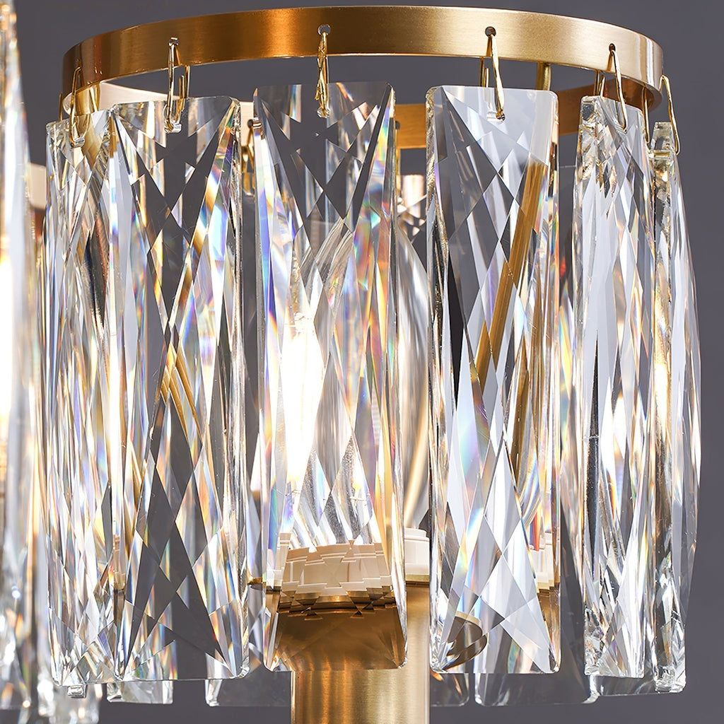 Zephyr Lustre En Cristal Et Laiton à Motif D'oiseau Créatif Individuel - Neutralighting