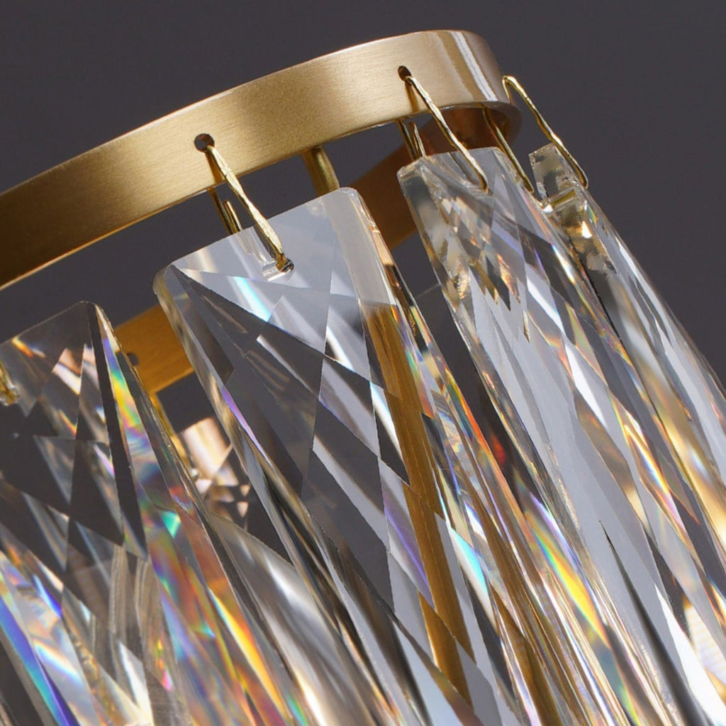 Zephyr Lustre En Cristal Et Laiton à Motif D'oiseau Créatif Individuel - Neutralighting