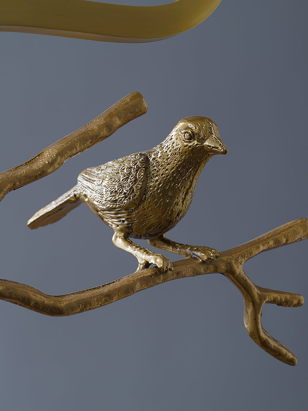 Zephyr Lustre En Cristal Et Laiton à Motif D'oiseau Créatif Individuel - Neutralighting