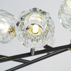 Lustra Suspension Lampe Boule en Cristal et Laiton en Grappe - Neutralighting