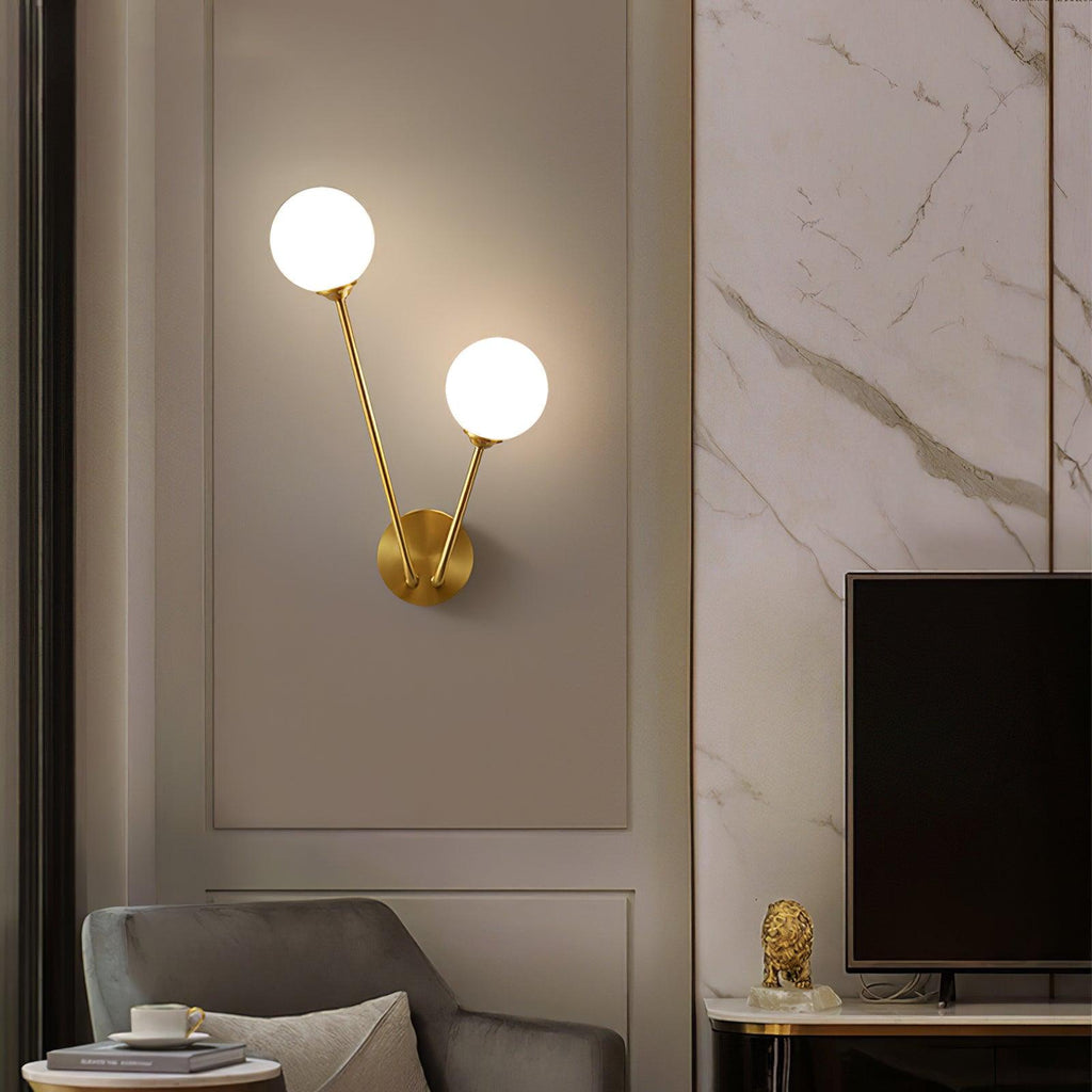 Joshua Applique Murale Luxe en Laiton - Neutralighting