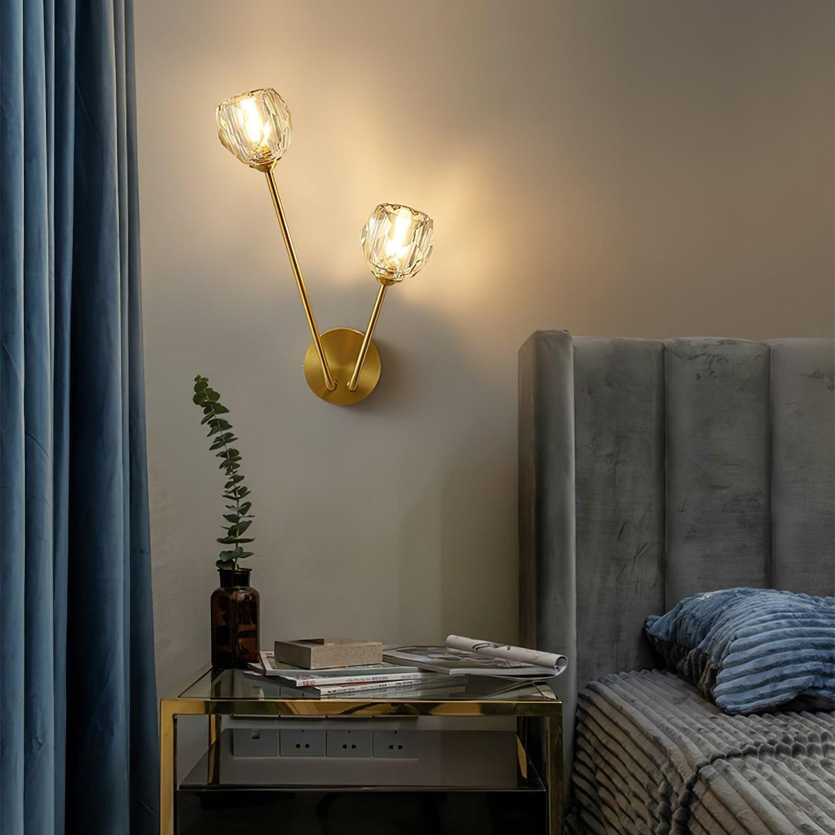 Joshua Applique Murale Luxe en Laiton - Neutralighting
