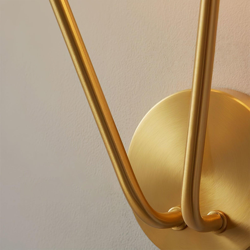 Joshua Applique Murale Luxe en Laiton - Neutralighting