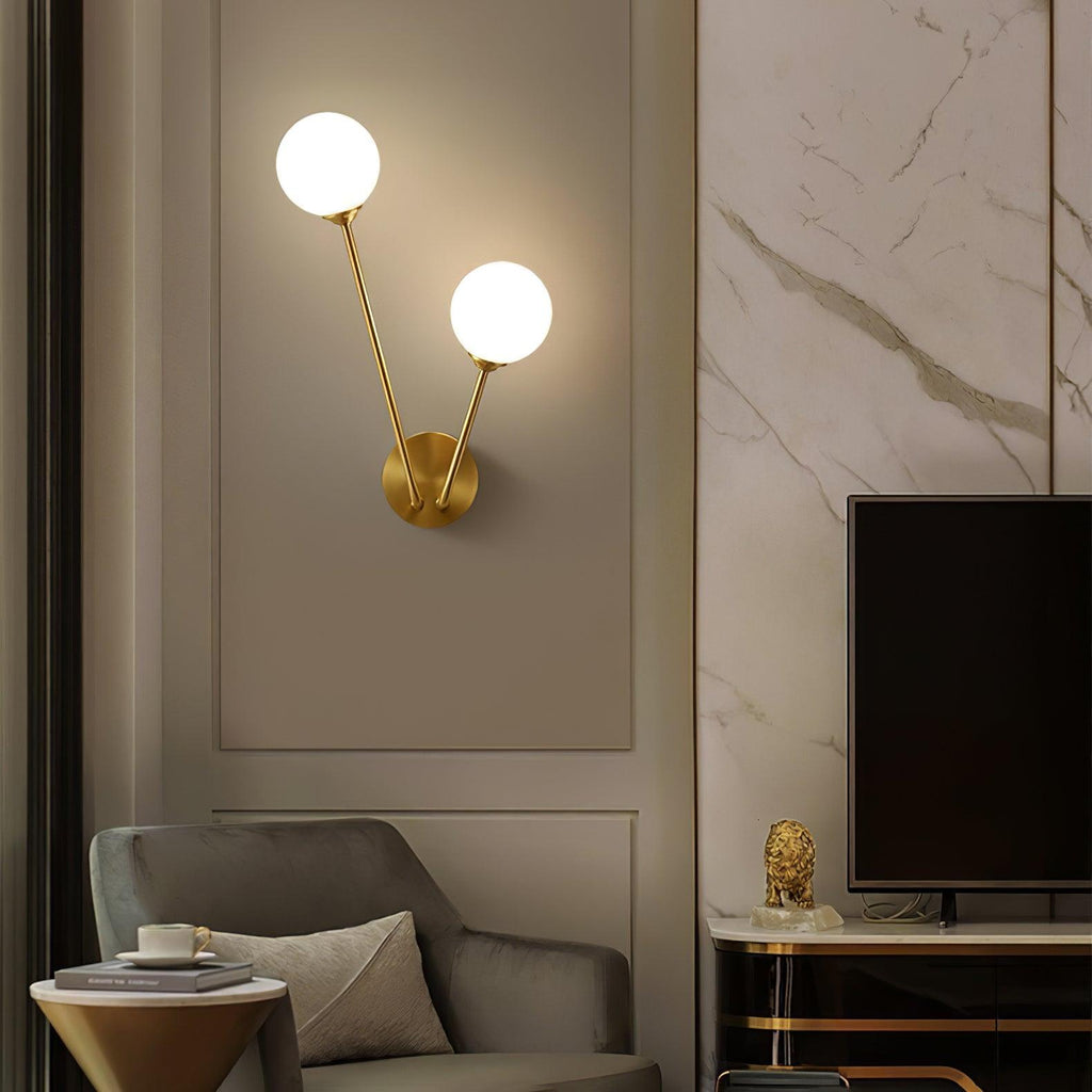 Joshua Applique Murale Luxe en Laiton - Neutralighting