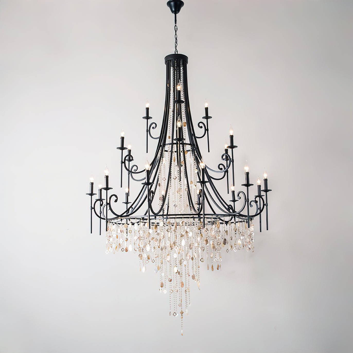 Errina Lustre Postmoderne Luxe Coquille Cristal - Neutralighting