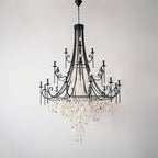 Errina Lustre Postmoderne Luxe Coquille Cristal - Neutralighting
