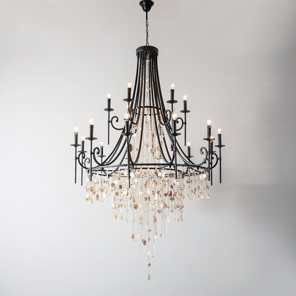Errina Lustre Postmoderne Luxe Coquille Cristal - Neutralighting