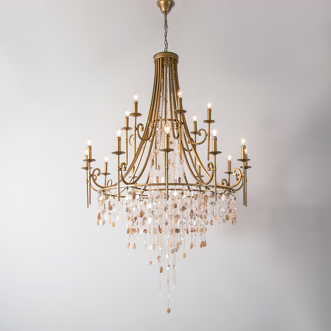 Errina Lustre Postmoderne Luxe Coquille Cristal - Neutralighting