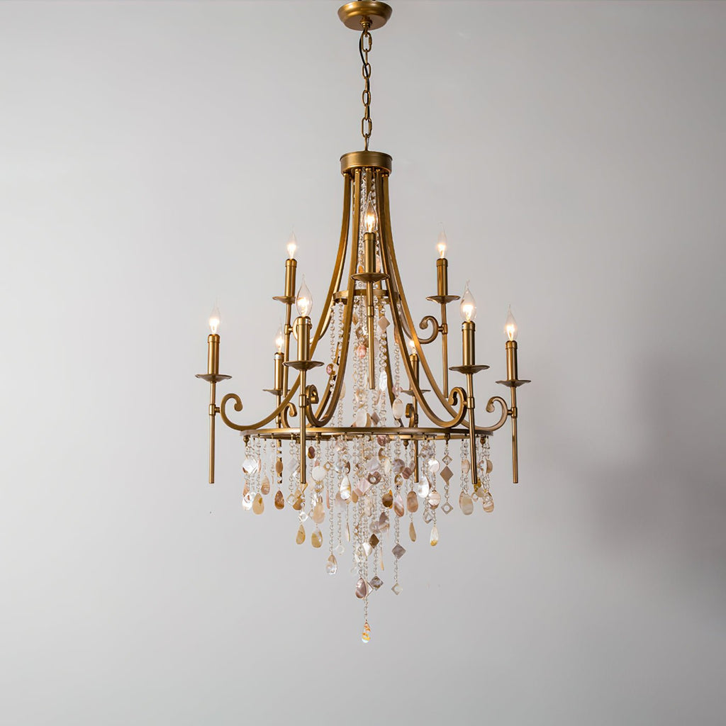 Errina Lustre Postmoderne Luxe Coquille Cristal - Neutralighting