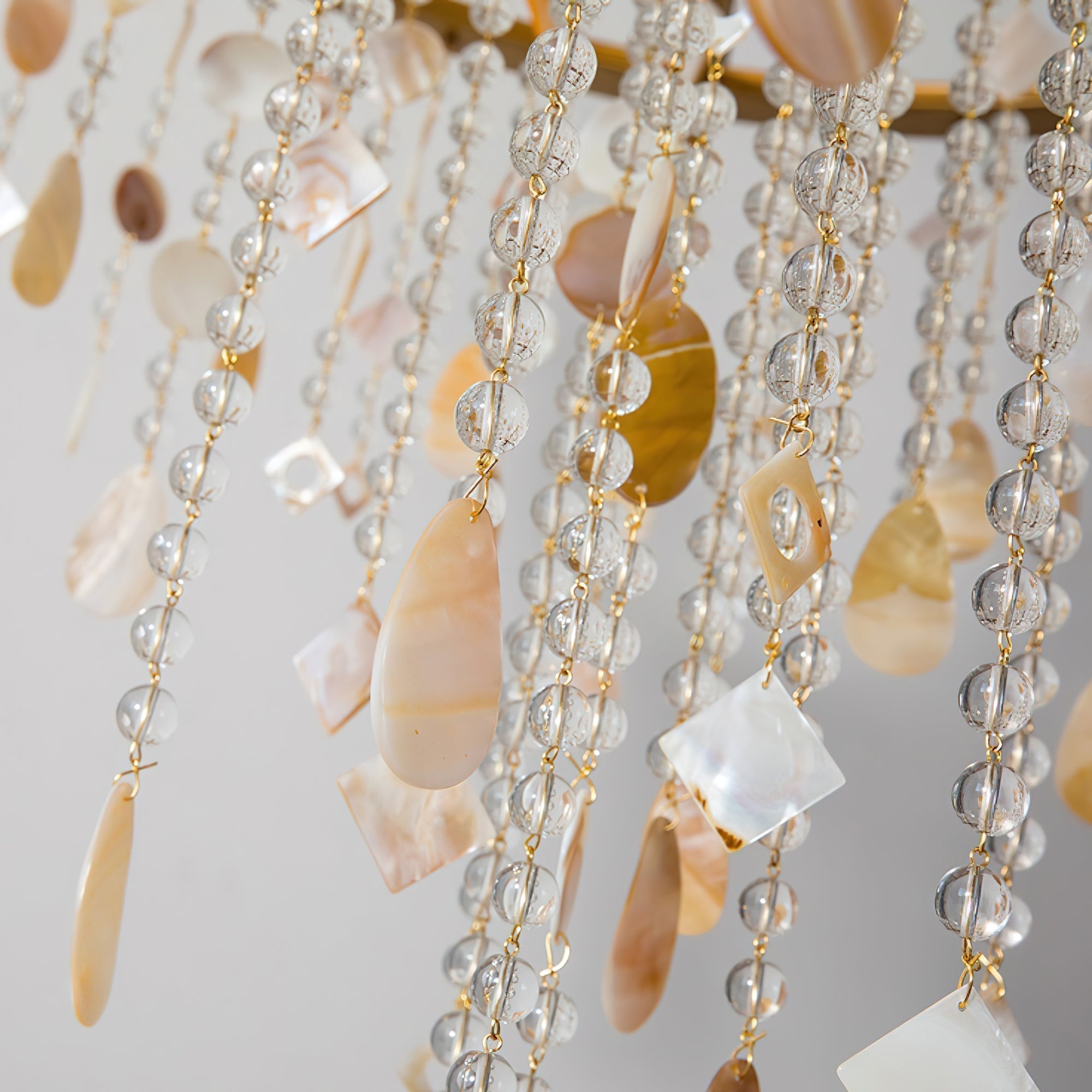 Errina Lustre Postmoderne Luxe Coquille Cristal - Neutralighting