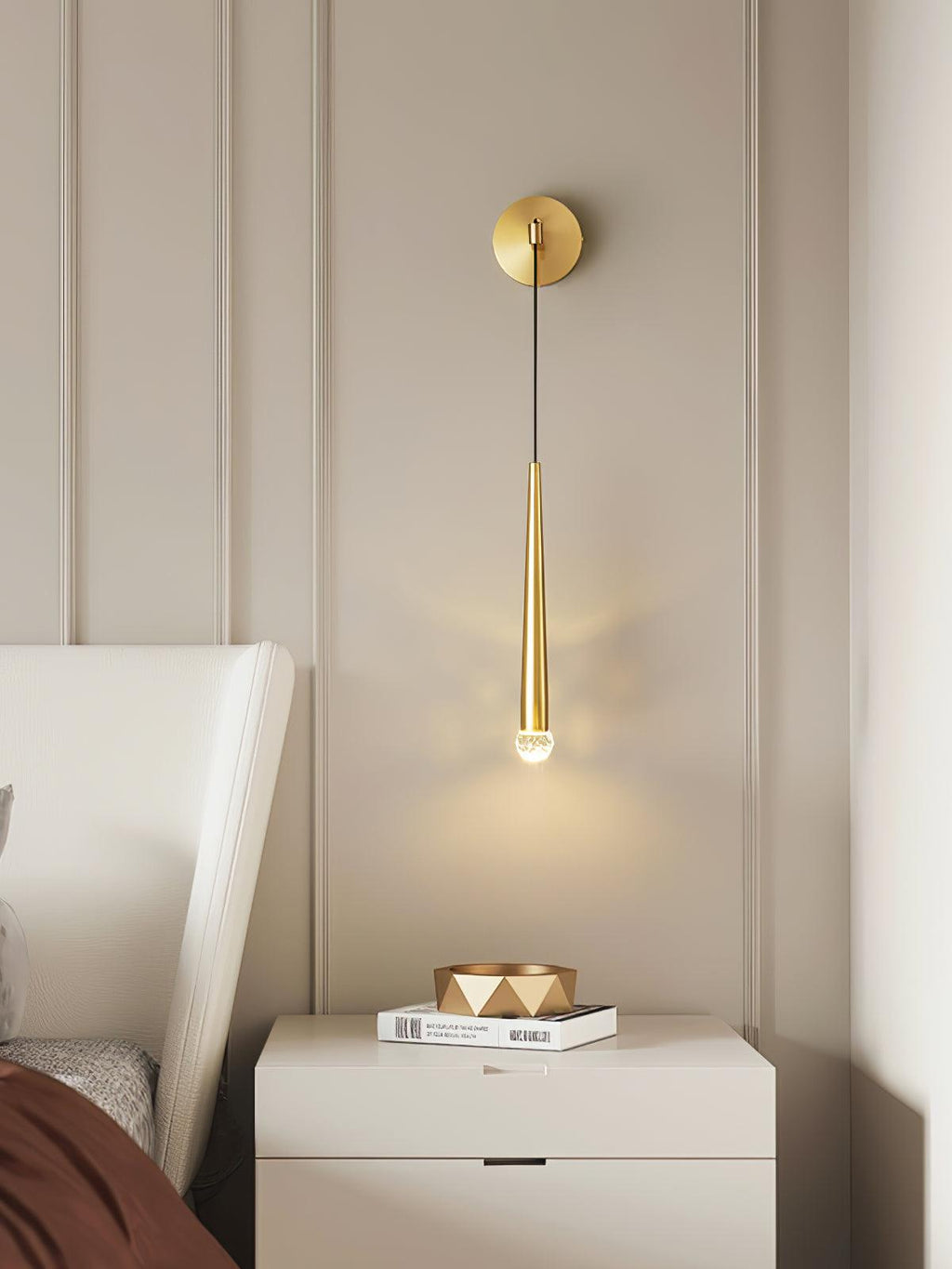 Applique Murale Cristal Conique Minimaliste Moderne Plex - Neutralighting