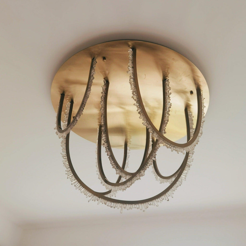 Crystal Lampe Plafonnier Cristal Corde à Créativité Individuelle - Neutralighting