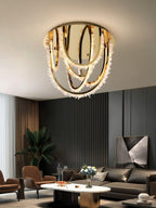 Crystal Lampe Plafonnier Cristal Corde à Créativité Individuelle - Neutralighting