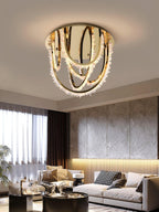 Crystal Lampe Plafonnier Cristal Corde à Créativité Individuelle - Neutralighting