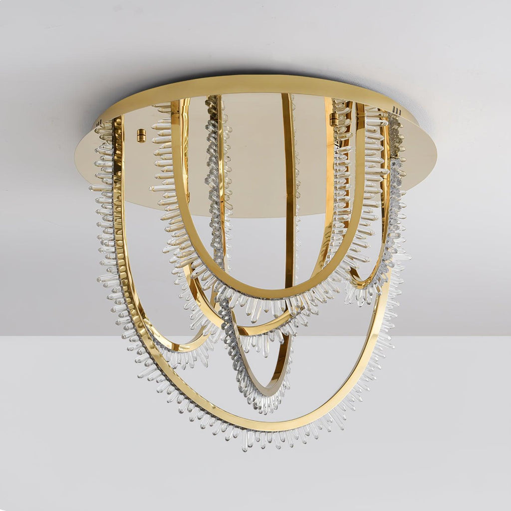 Crystal Lampe Plafonnier Cristal Corde à Créativité Individuelle - Neutralighting