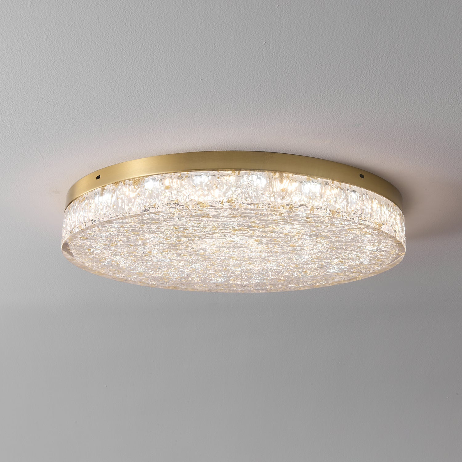 Zemara Plafonnier en Résine Cristal Luxe - Neutralighting