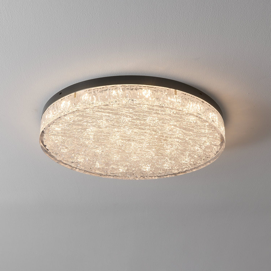 Zemara Plafonnier en Résine Cristal Luxe - Neutralighting