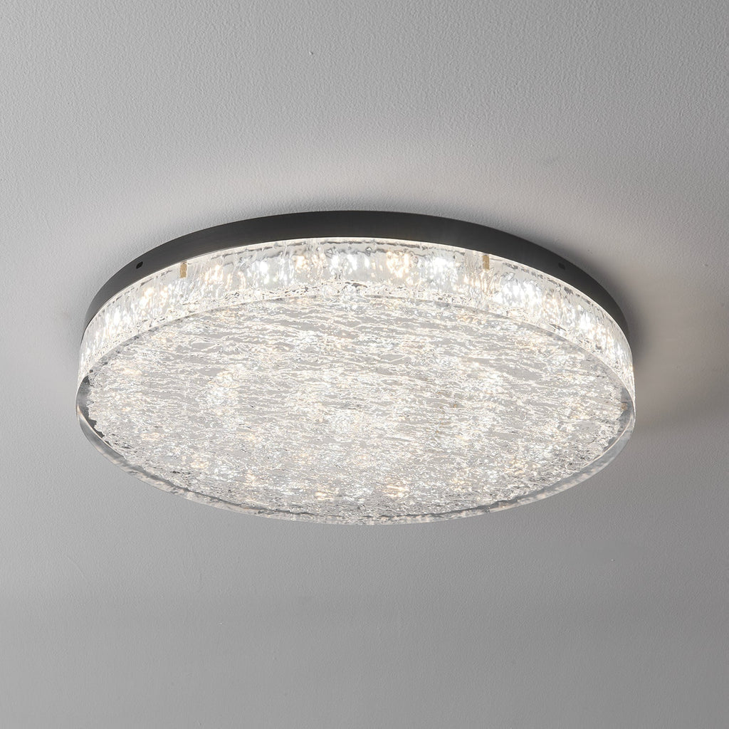 Zemara Plafonnier en Résine Cristal Luxe - Neutralighting