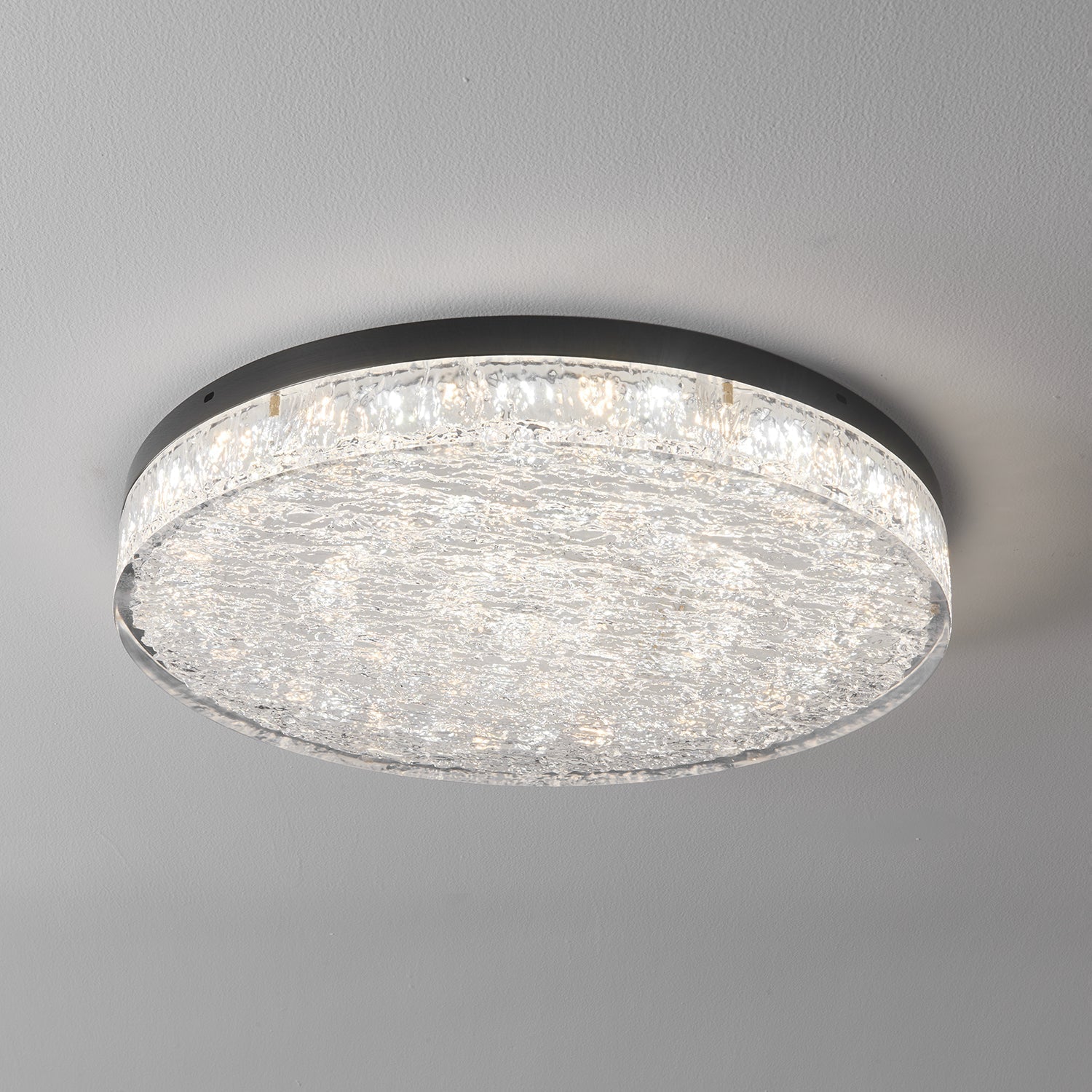 Zemara Plafonnier en Résine Cristal Luxe - Neutralighting