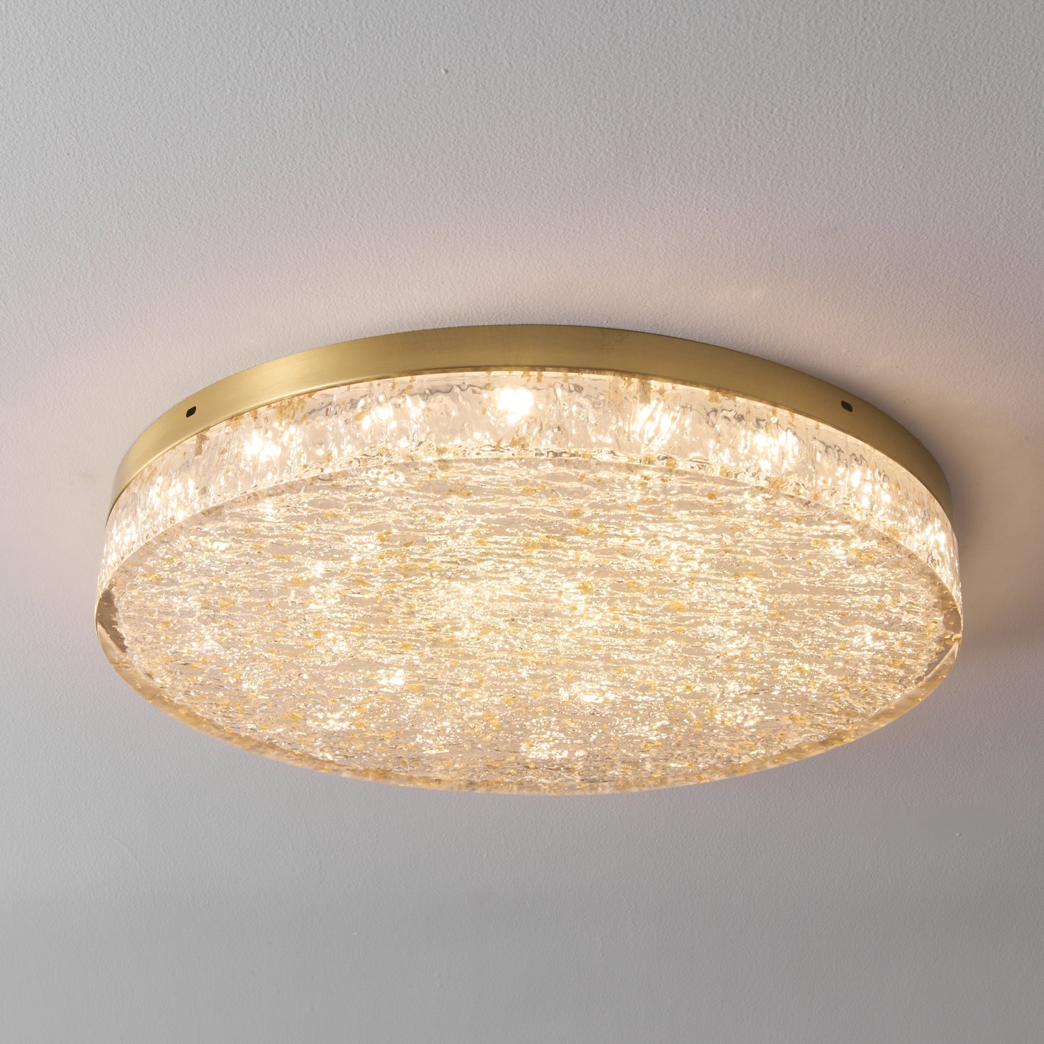 Zemara Plafonnier en Résine Cristal Luxe - Neutralighting