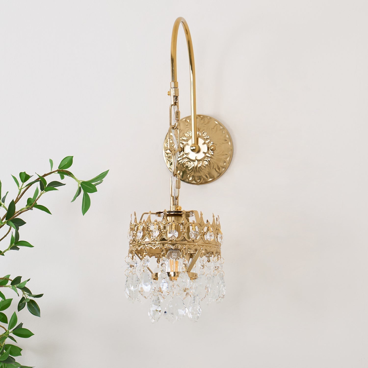 Ivmarila Applique Murale Art Nordique Couronne en Cristal - Neutralighting