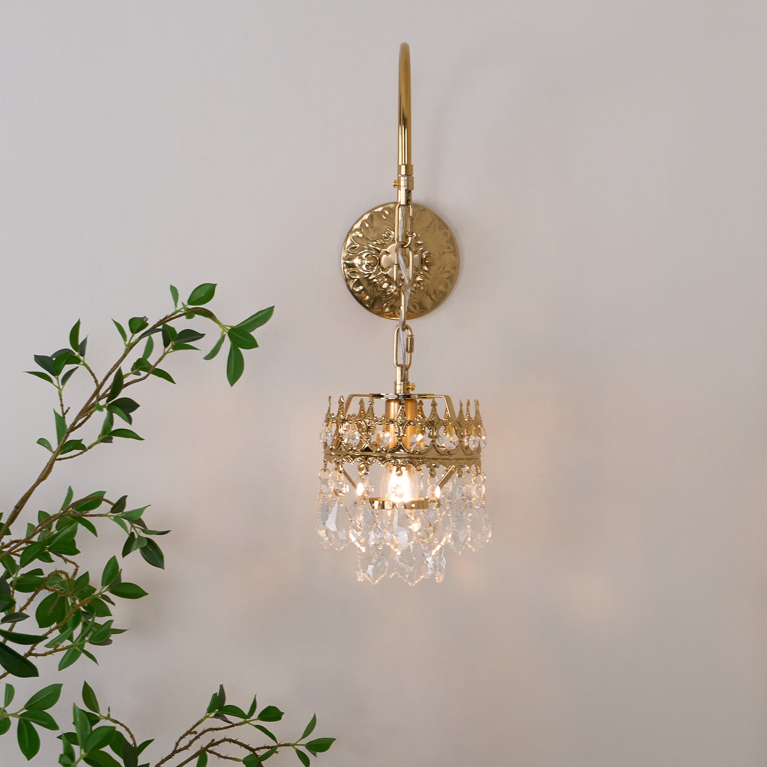 Ivmarila Applique Murale Art Nordique Couronne en Cristal - Neutralighting