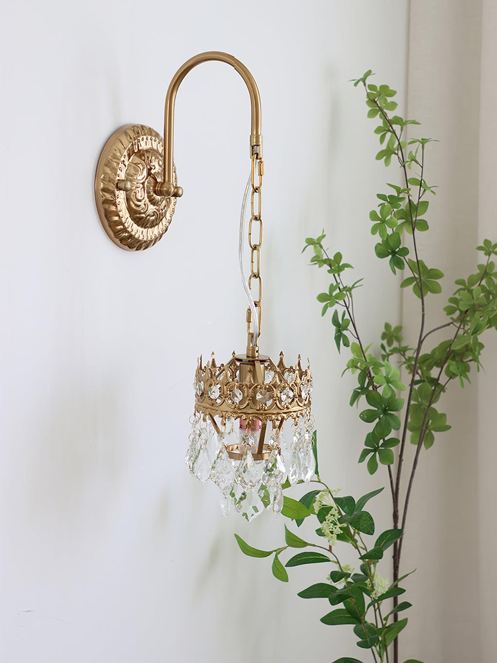 Ivmarila Applique Murale Art Nordique Couronne en Cristal - Neutralighting
