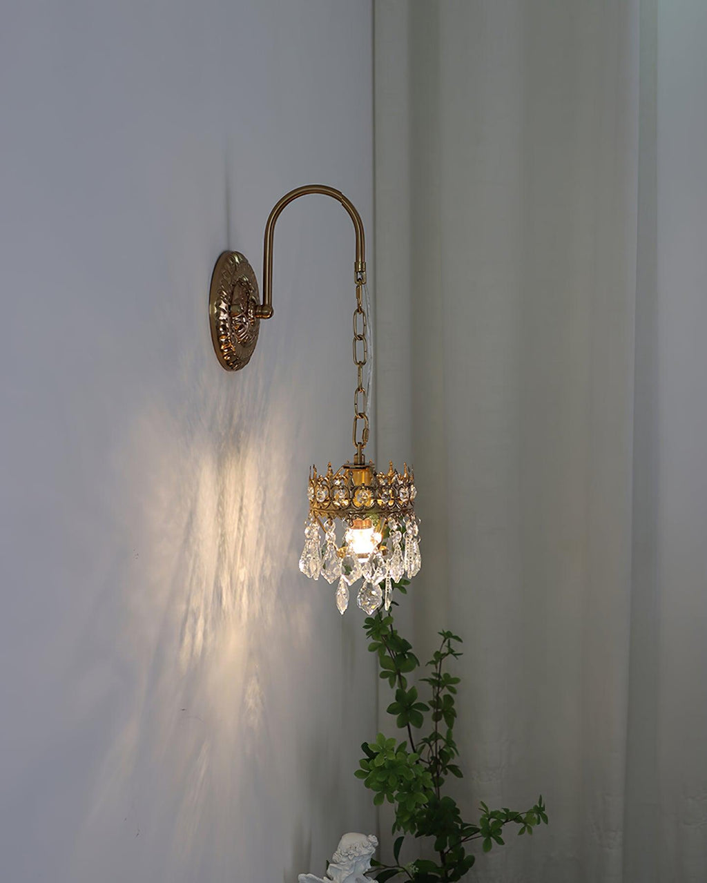 Ivmarila Applique Murale Art Nordique Couronne en Cristal - Neutralighting
