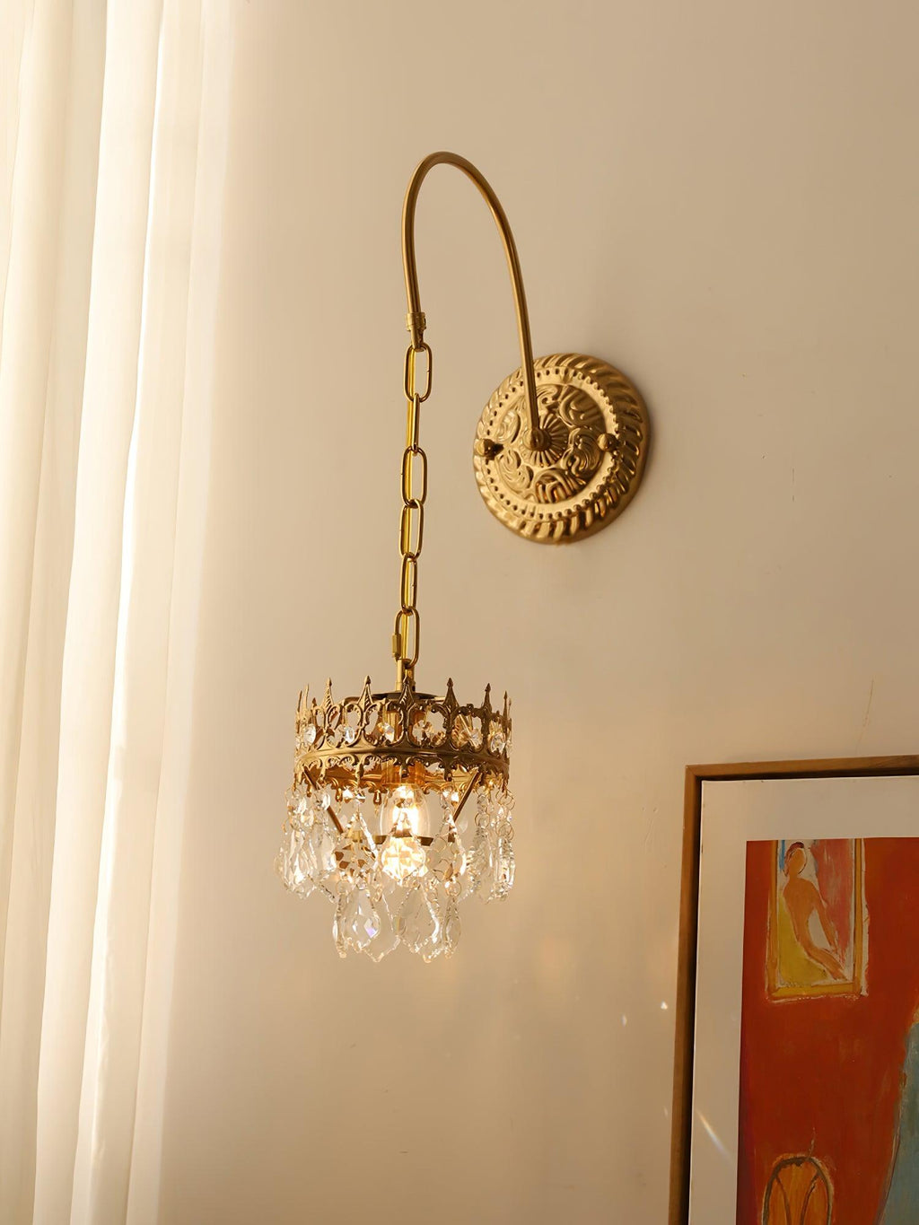 Ivmarila Applique Murale Art Nordique Couronne en Cristal - Neutralighting