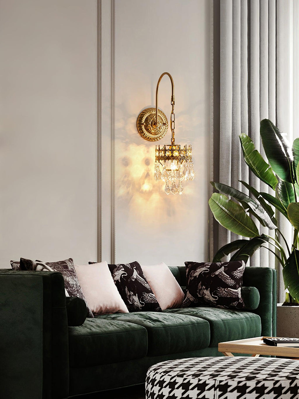 Ivmarila Applique Murale Art Nordique Couronne en Cristal - Neutralighting